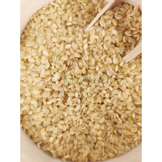 Rundkorn-Vollkorn-Reiskörner aus Trockenanbau