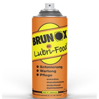 Brunox Lubri-Food - Lubrifiant de qualité alimentaire, lhuile pénétrante