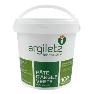 Argiletz Argile verte pâte 1 kg
